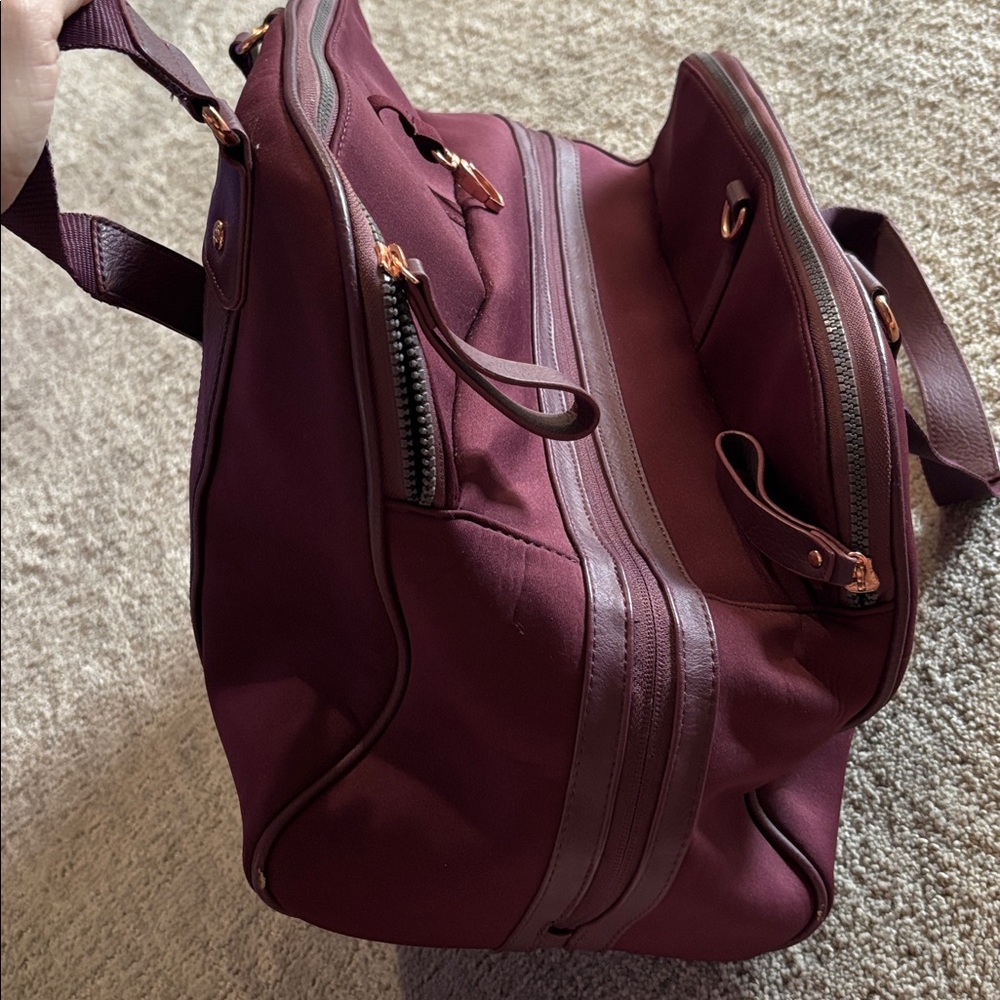 Elegant burgundy Calia bag - Picture 3 of 8